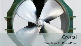  Presentation with ship propeller - Cool new presentation with screw propeller backdrop and a light gray colored foreground
