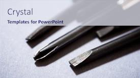  Presentation with periodic table chemistry radon - Audience pleasing slide set consisting of screwdrivers-on-a-gray-table backdrop and a sky blue colored foreground