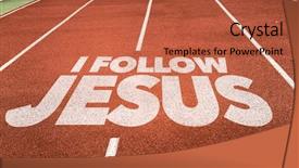  Presentation with jesus - Cool new PPT layouts with scripture - i follow jesus written backdrop and a red colored foreground