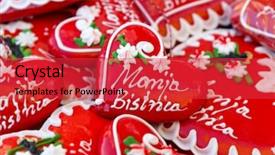  Presentation with scripture - Slide set featuring scripture - licitars of marija bistrica colorfully background and a red colored foreground