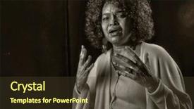  Presentation with preacher - Beautiful presentation design featuring scripture - very nice emotional image backdrop and a tawny brown colored foreground