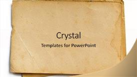  Presentation with scroll paper - Colorful PPT theme enhanced with scroll templates - old yellowed paper backdrop and a coral colored foreground