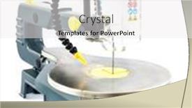  Presentation with shot - Beautiful presentation theme featuring scrollsaw-shot-on-white-background backdrop and a white colored foreground