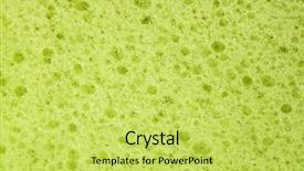  Presentation with extreme - Slide deck featuring scrub rub - green scourer surface texture extreme background and a yellow colored foreground