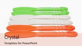  Presentation with indian flag - Colorful presentation design enhanced with scrubbers representing indian flag colors backdrop and a  colored foreground