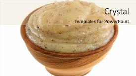  Presentation with almond - Amazing presentation theme having red leather women's handbag on white background backdrop and a white colored foreground