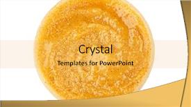  Presentation with container - PPT theme having scrubs - natural scrub in container background and a yellow colored foreground