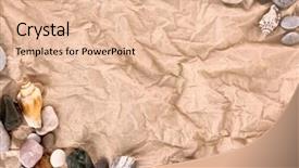  Presentation with brown paper sack - PPT theme having couple having fun and playing with a beach ball note shallow depth of field background and a coral colored foreground