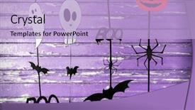  Presentation with ultra - Slides consisting of sculling - holidays and decoration concept background and a light blue colored foreground