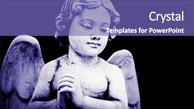  Presentation with melbourne - Amazing PPT layouts having sculpture at a melbourne cemetery backdrop and a  colored foreground