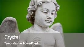  Presentation with melbourne - Theme having sculpture at a melbourne cemetery background and a gray colored foreground