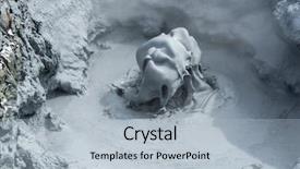  Presentation with geothermal - Presentation with sculptures of boiling mud background and a light blue colored foreground