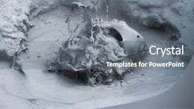  Presentation with geothermal - PPT theme having sculptures of boiling mud background and a gray colored foreground