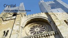  Presentation with main engine - PPT theme having se - close to the main facade background and a teal colored foreground