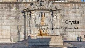  Presentation with world heritage - Theme featuring se - rua escura fountain located near background and a light gray colored foreground