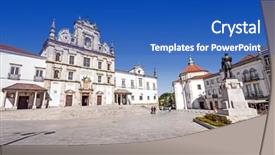  Presentation with math square root - Colorful theme enhanced with se - sa da bandeira square backdrop and a teal colored foreground