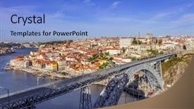  Presentation with historical heritage - Slide deck featuring se - view of the iconic dom background and a light blue colored foreground