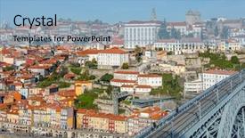  Presentation with historical heritage - Beautiful PPT theme featuring se - view of the iconic dom backdrop and a  colored foreground