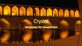  Presentation with iran - Colorful presentation enhanced with se bridge in esfahan iran backdrop and a tawny brown colored foreground