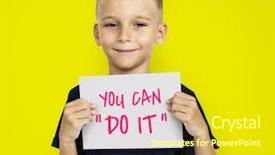  Presentation with green seaweed - Audience pleasing PPT theme consisting of sea - background of the green aquarium backdrop and a tawny brown colored foreground