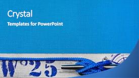  Presentation with maritime - Cool new slide deck with sea - maritime nautical blue background backdrop and a teal colored foreground