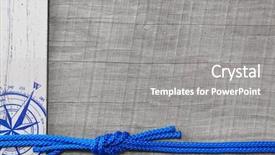  Presentation with maritime - PPT theme enhanced with sea - maritime nautical blue background background and a gray colored foreground