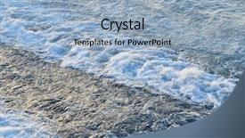  Presentation with cruise ship - Presentation design featuring sea and waves wave caused background and a light blue colored foreground