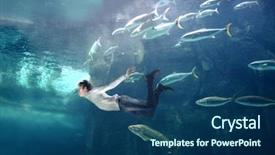  Presentation with tank - Amazing presentation having back view of a rugby player holding a rugby ball backdrop and a light gray colored foreground