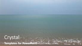  Presentation with rain sky - Theme consisting of sea-before-rain-beautiful-nature background and a gray colored foreground