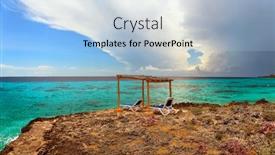  Presentation with tropical storm - Colorful slide deck enhanced with  backdrop and a  colored foreground