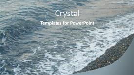  Presentation with time travel - Slide deck featuring sea-evening-summer-time-travel background and a gray colored foreground