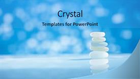  Presentation with sea glass - Slide deck having chocolate - cookies and cinnamon sticks christmas background and a gray colored foreground