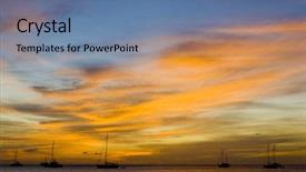  Presentation with caribbean - Slide deck featuring sea grand anse bay grenada background and a  colored foreground