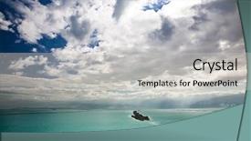  Presentation with sea - Presentation having sea jordan in the distance background and a light gray colored foreground