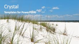  Presentation with florida - Colorful slides enhanced with sea oats - beautiful sand dune in florida backdrop and a teal colored foreground