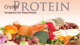  Presentation with viral protein - Beautiful PPT theme featuring sea oats - collage of products containing protein backdrop and a lemonade colored foreground