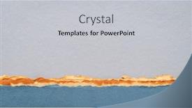  Presentation with blue abstract - Presentation featuring sea-ocean-or-lake-abstract and a  colored foreground