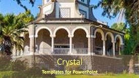  Presentation with sea galilee - Cool new PPT theme with sea-of-galilee-israel backdrop and a tawny brown colored foreground