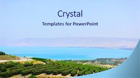  Presentation with israel - Amazing presentation having sea of galilee lake kinneret backdrop and a light gray colored foreground