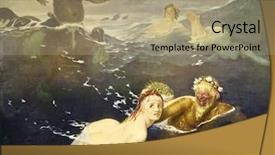  Presentation with paint book - Audience pleasing slide set consisting of underwater scene showing different colorful fishes swimming backdrop and a dark gray colored foreground