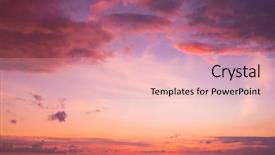  Presentation with skies - Amazing PPT theme having red clouds - burning skies night is coming backdrop and a lemonade colored foreground