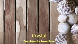  Presentation with sea shells - Slide deck enhanced with sea-shells-frame-on-vintage background and a violet colored foreground