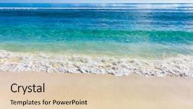  Presentation with storm drainage - Colorful slide set enhanced with ocean shores - scene waters storm backdrop and a lemonade colored foreground