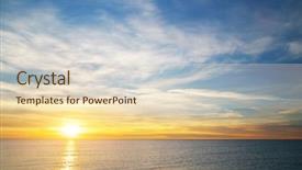  Presentation with beautiful mountains river lake sky nature - Audience pleasing PPT theme consisting of sea sun - beautiful sky background composition backdrop and a  colored foreground