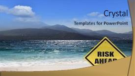  Presentation with sea sun - Presentation consisting of sea sun sand and relaxation background and a  colored foreground