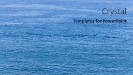  Presentation with water color - PPT layouts having sea-surface-water-wave-pattern background and a light blue colored foreground