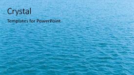  Presentation with animadet in sea - PPT theme having  background and a  colored foreground