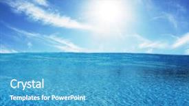  Presentation with moving sea - Amazing presentation having sea view backdrop and a  colored foreground