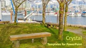  Presentation with walk - Audience pleasing theme consisting of sea-walk-at-the-sutcliff backdrop and a tawny brown colored foreground