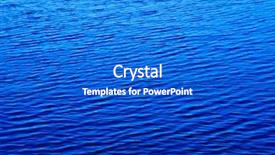  Presentation with abstract blue texture - Audience pleasing presentation design consisting of sea water - texture blue aqua backdrop and a cobalt blue colored foreground